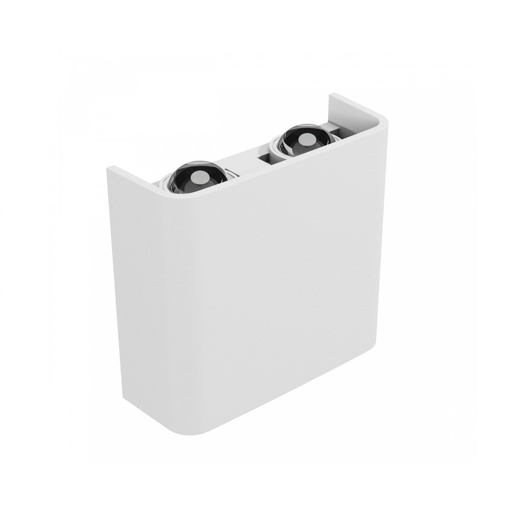 Lunarix 2 væglampe 4W hvid - CCT 230V IP54 RA90 op/ned lys 110x110x40mm