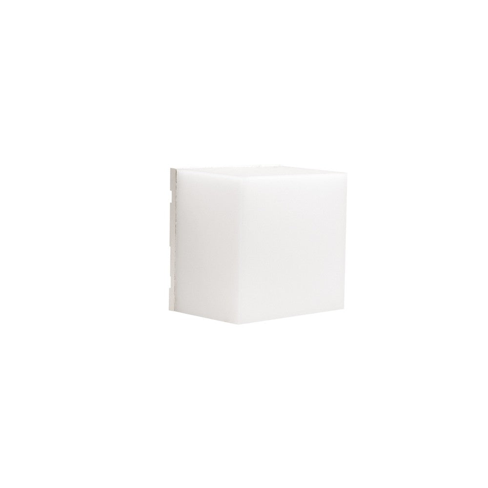 Scatollo 5W CCT 230V IP54 100x100x75mm hvid Fasade Lampe - Effekt: 5W, Input: 230V, 400lm, RA80, IP54.