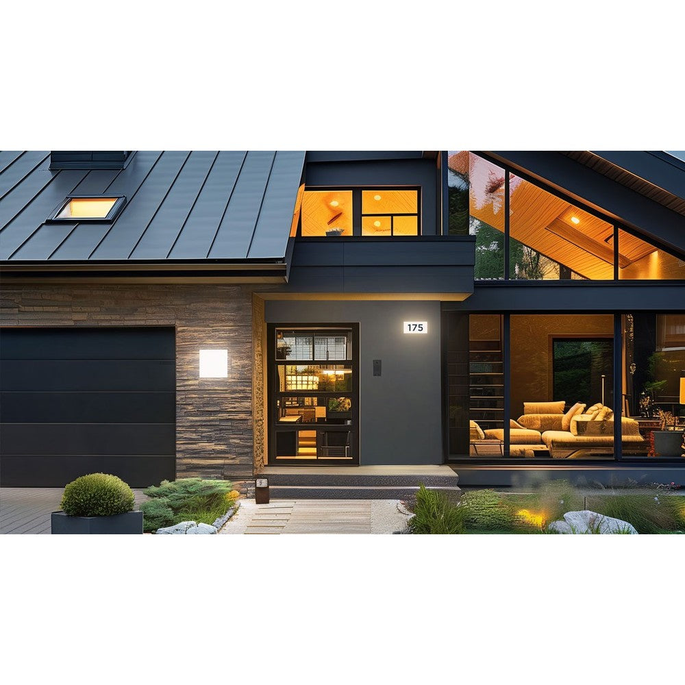 Scatolo 20W 230V IP54 250x250x75mm Hvid Facadeslampe - Effektiv og holdbar lampe til udendørs brug