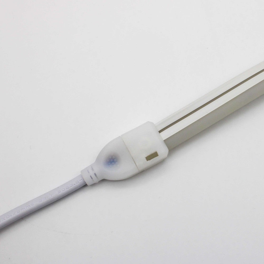 8x16 CLIP-ON 24V Neon Flex LED med endeprop og IP67 - 24V, 24V-input, vandtæt IP67