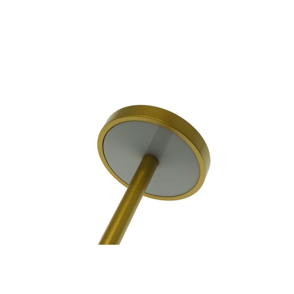 Candela Opladelig LED bordlampe med trådløs opladning - Guld, IP54, Inde/ude, touch dæmpbar