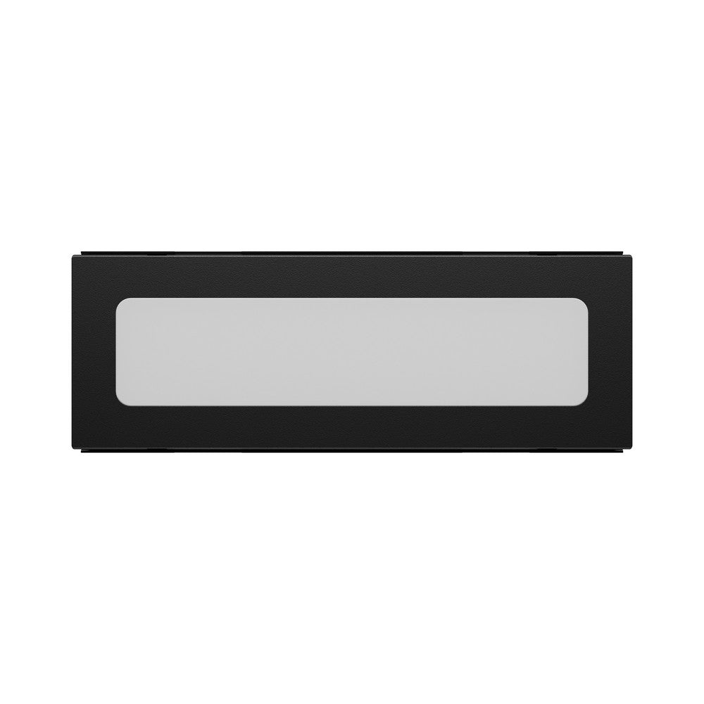 Encanta 6W Sort Nedsænket Facadelampe 230V IP54 230x84x52mm