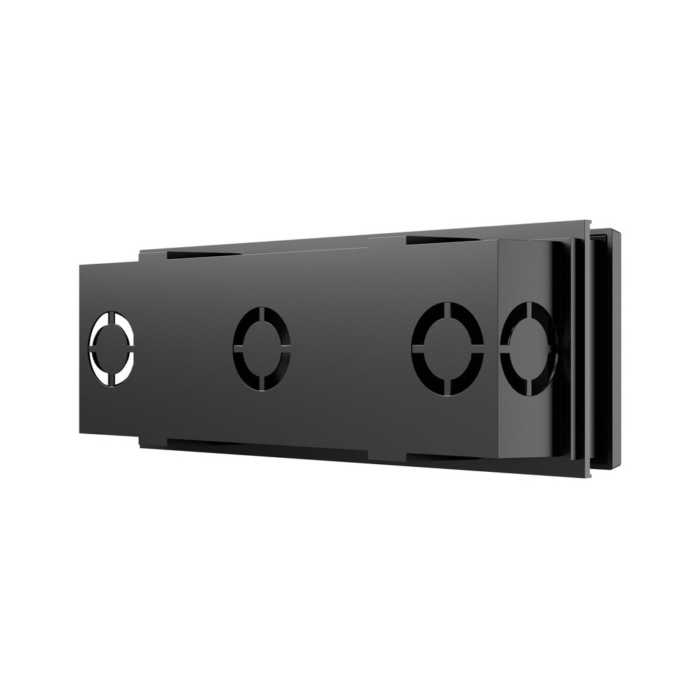 Encanta 6W Sort Nedsænket Facadelampe 230V IP54 230x84x52mm