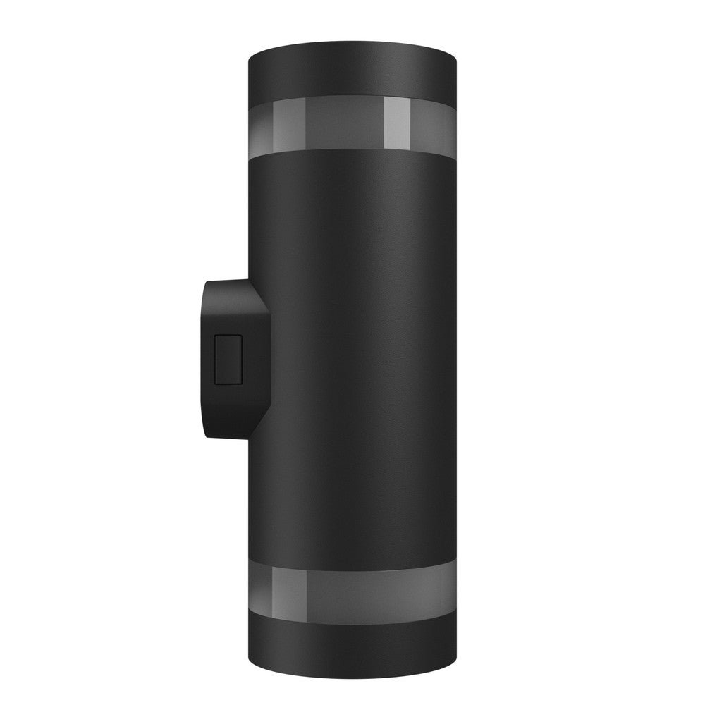 Sort Torre Ring 18W CCT 230V IP54 Rundt Facadelys - Effekt: 18W, Input: 230V, 1400lm, RA80, IP54