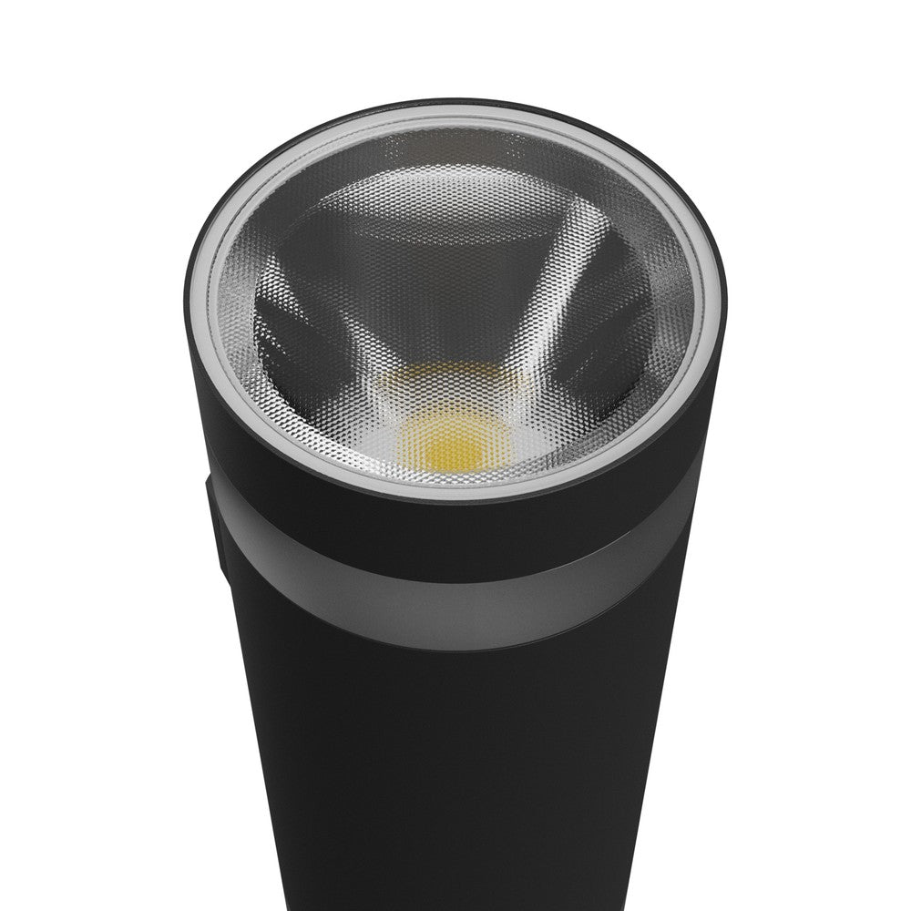 Sort Torre Ring 18W CCT 230V IP54 Rundt Facadelys - Effekt: 18W, Input: 230V, 1400lm, RA80, IP54