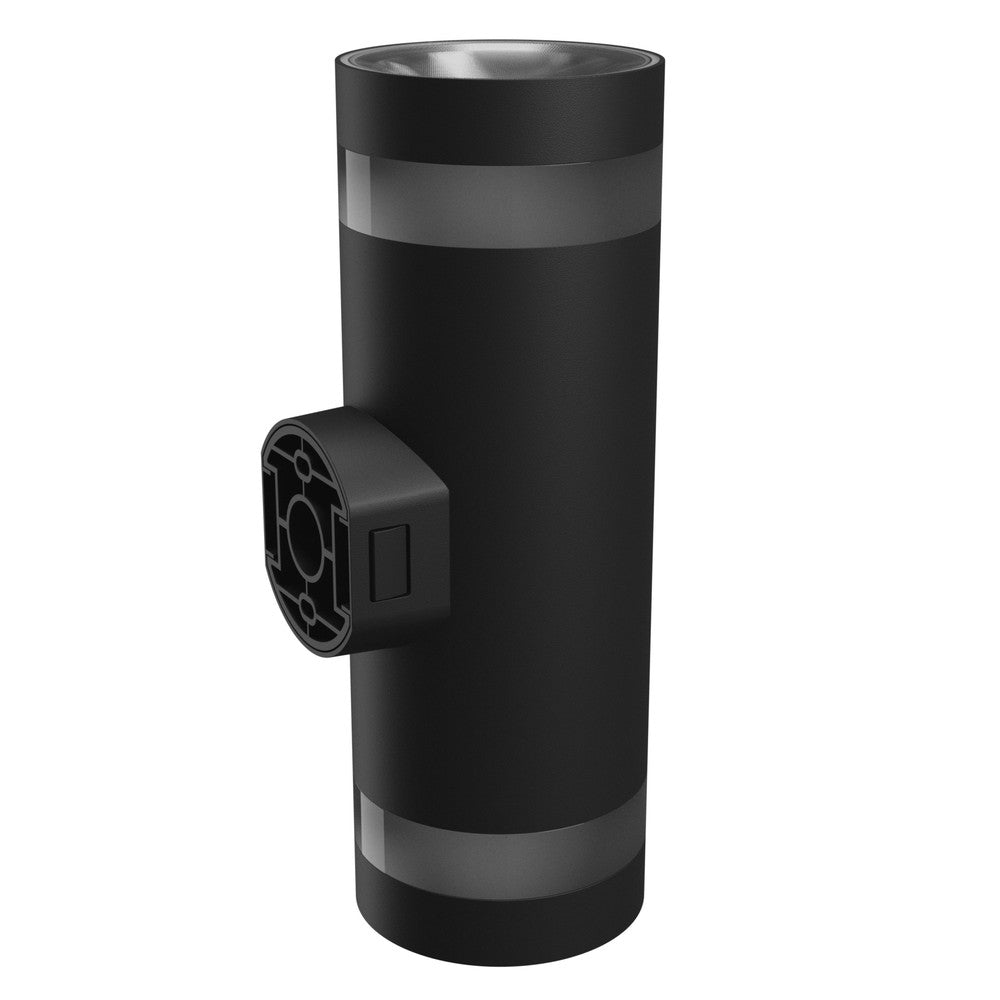Sort Torre Ring 18W CCT 230V IP54 Rundt Facadelys - Effekt: 18W, Input: 230V, 1400lm, RA80, IP54