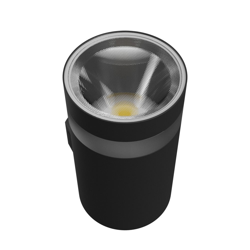 Torre Ring 9W Sort Runde Facadeslampe IP54 – Effekt: 9W, Input: 230V, Lysstyrke: 700lm, Farvegengivelse: RA80