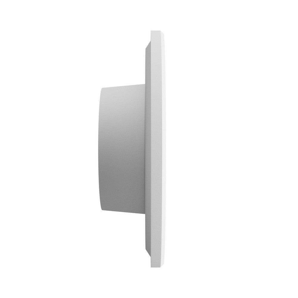 Rundt facadelys Piatta 12W hvid IP44 230V 180x47mm med 1000lm og RA80