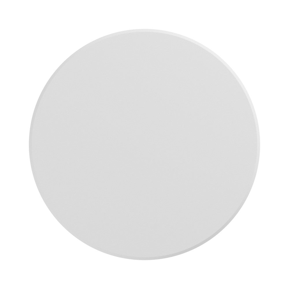Piatta 18W Rundt Facadelys Hvid - 230V Input, IP44 Beskyttelse, 250x47mm Størrelse, 1800lm Lysstyrke, RA80