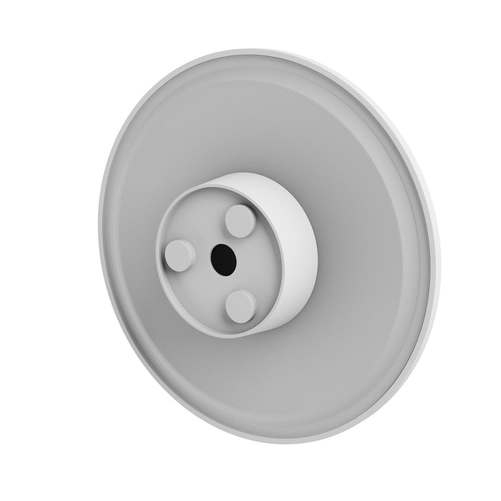 Piatta 18W Rundt Facadelys Hvid - 230V Input, IP44 Beskyttelse, 250x47mm Størrelse, 1800lm Lysstyrke, RA80