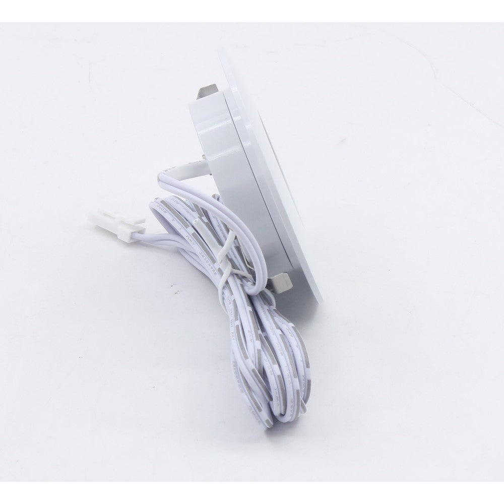 LEDlife Cabi68 møbelspot - Mat hvid, 2,5W, 12V, erstatter 25W, RA91, Ø6,8 cm, 250lm, hul Ø5,6 cm