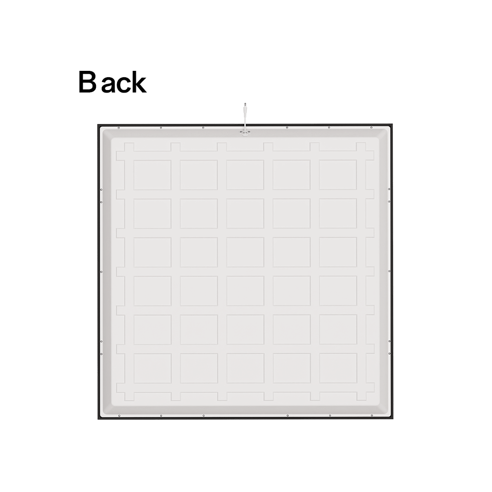 60x60 Sort Kant CCT LED Panel - 36W, 230V Input, 5040lm, RA80