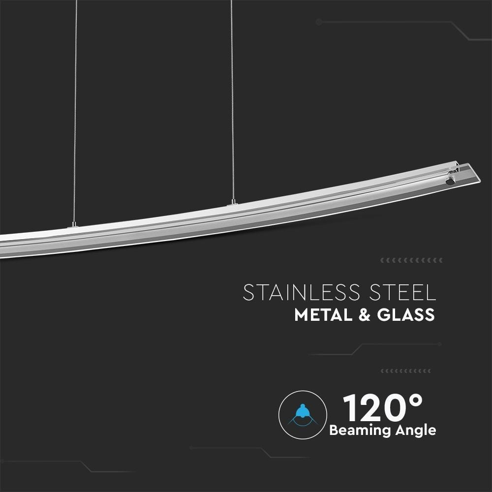 Moderne 18W LED loftarmatur - 98cm, 4000K, 230V, inkl. LED-lys