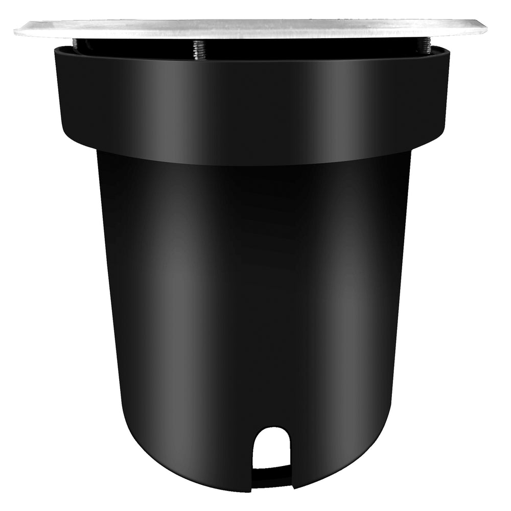 LEDlife nedgravningsspot - 3W, rund, rustfrit stål, 24V AC/DC, 240lm, IP68.