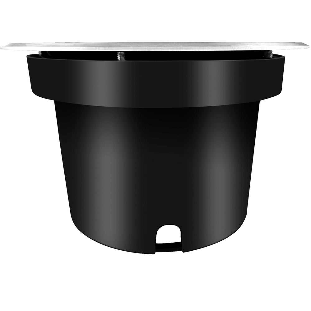 LEDlife nedgravningsspot - 6W, rund, rustfrit stål, 24V AC/DC, GU10, IP68, 480lm