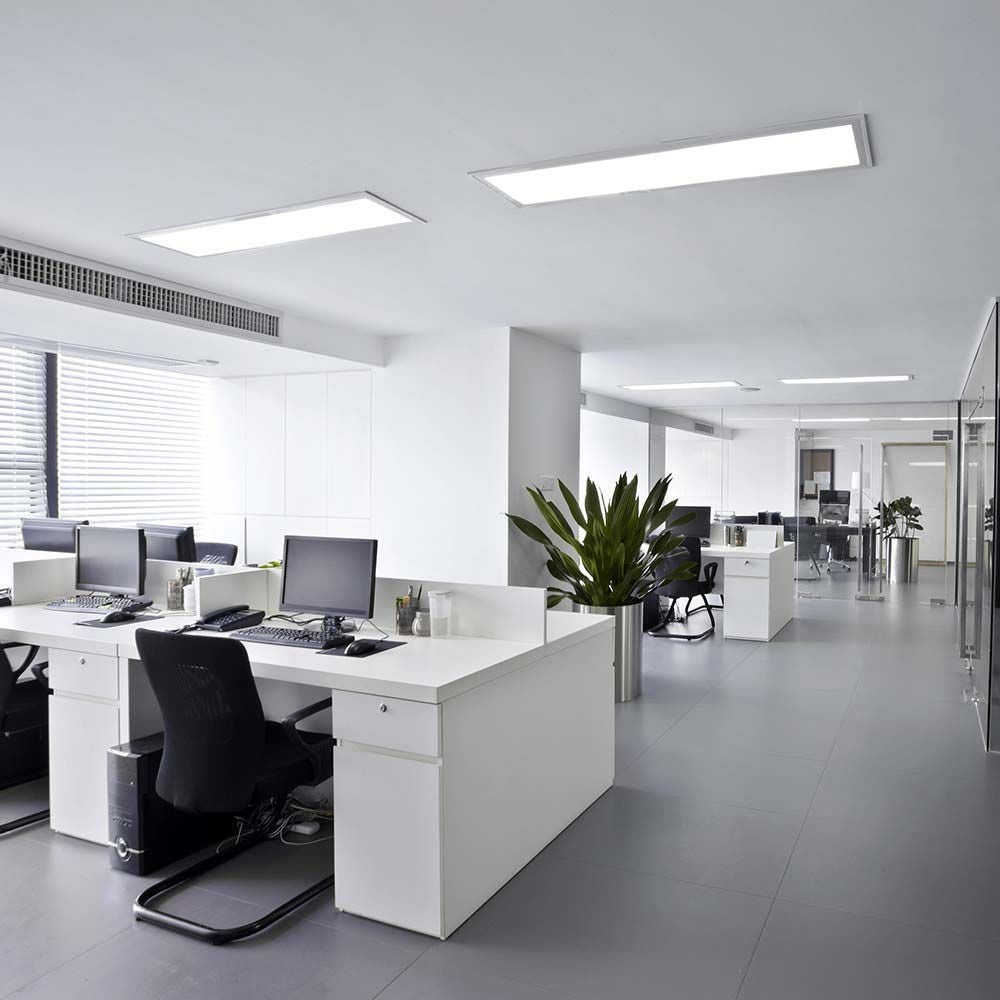 V-Tac 120x30 LED-panel - 40W, 4800lm, hvid ramme, 5 års garanti