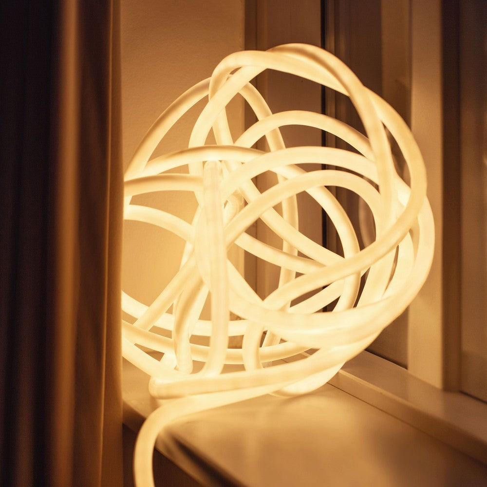 5m Varm Hvid D16 Neon Indretningssæt - 8W/m LED Strip, IP67