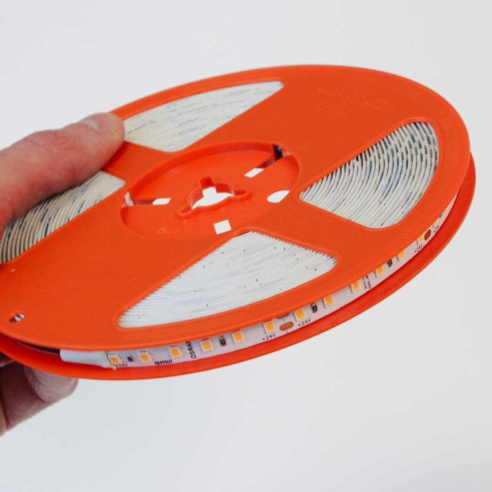 10m OSRAM LED-strips RA94, 10W/m - IP20, 24V, 120 LED pr. meter, høj farvegengivelse