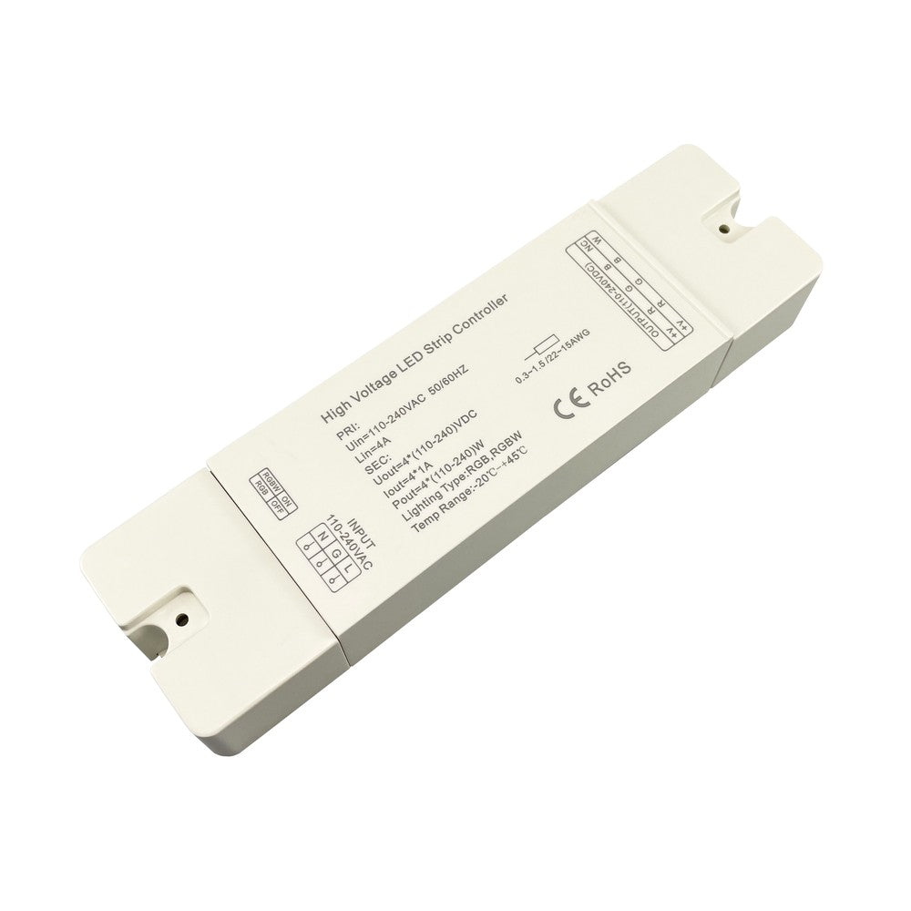 RGB Controller til 230V RGB Clip-On LED Strip - Inkl. Endeprop, RF, 230V, 50m