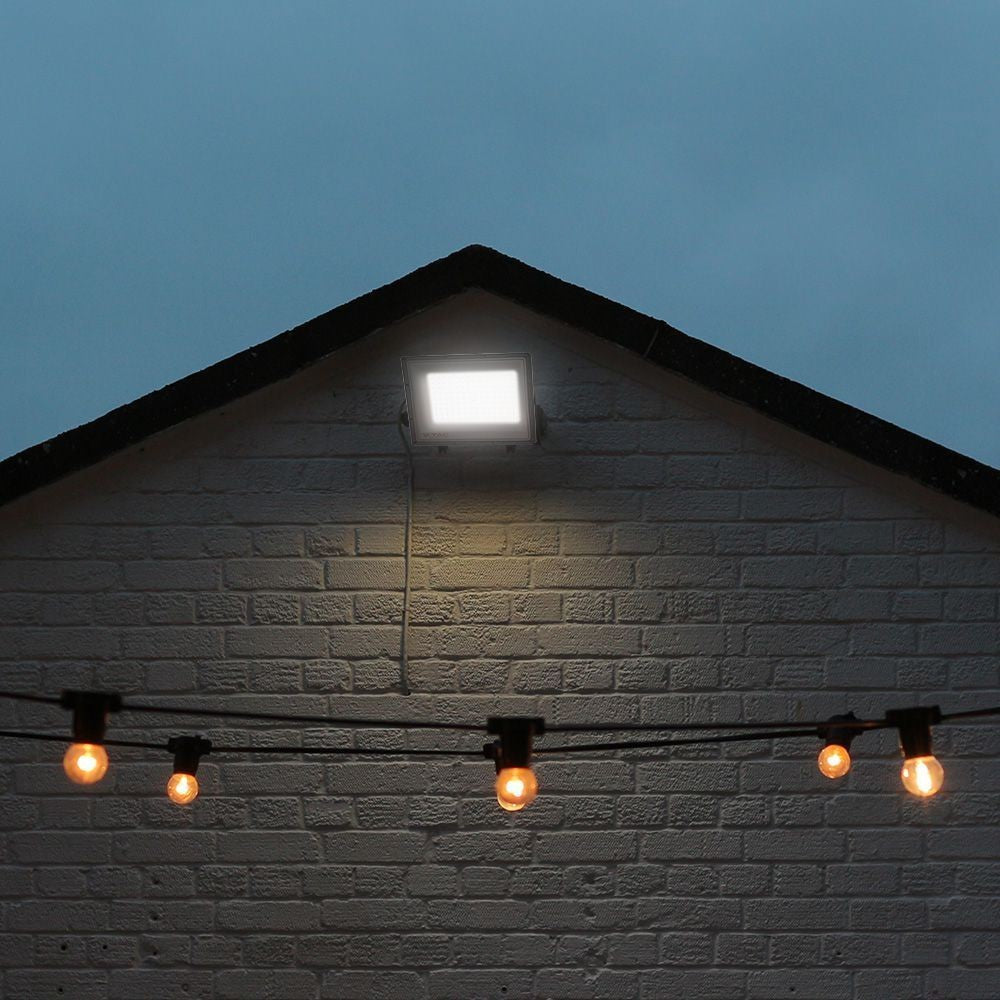 V-Tac 100W LED projektør - 3i1 Arbejdslampe til udendørs brug