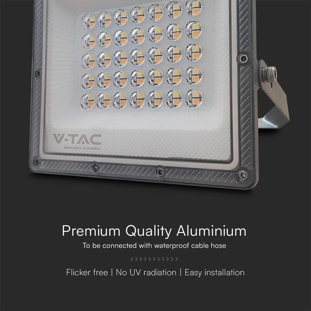 V-Tac 30W LED projektør med CCT og 3 lyskulører til udendørs brug, arbejdslampe - 2350lm, RA80, IP65, 230V input