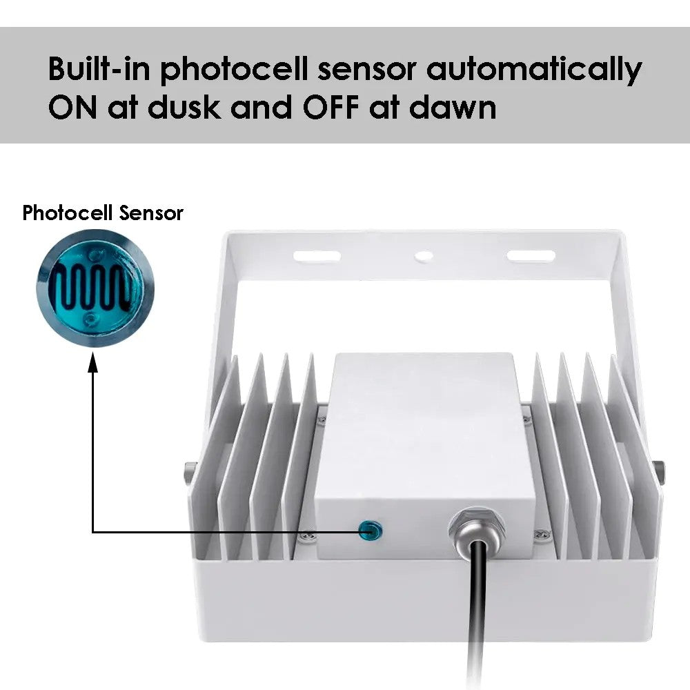 Infrarød 850nm LED projektør - 30W, IP65, 230V, Vandtæt, Til udendørs brug