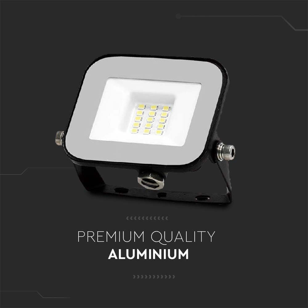 V-Tac 10W LED projektør - Samsung LED chip, arbejdslampe, udendørs, 735 lm, IP65