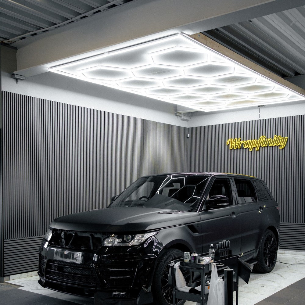 Hexagon LED 14 felter + ramme sæt - CRI90, 591W, inkl. strømtilslutning