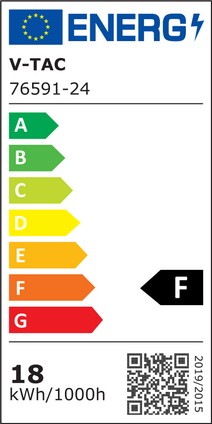 V-Tac 18W LED sensorlampe med Samsung LED chip og mikrobølge sensor