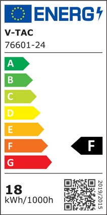 V-Tac 18W LED sensorlampe med Samsung LED chip og mikrobølge sensor