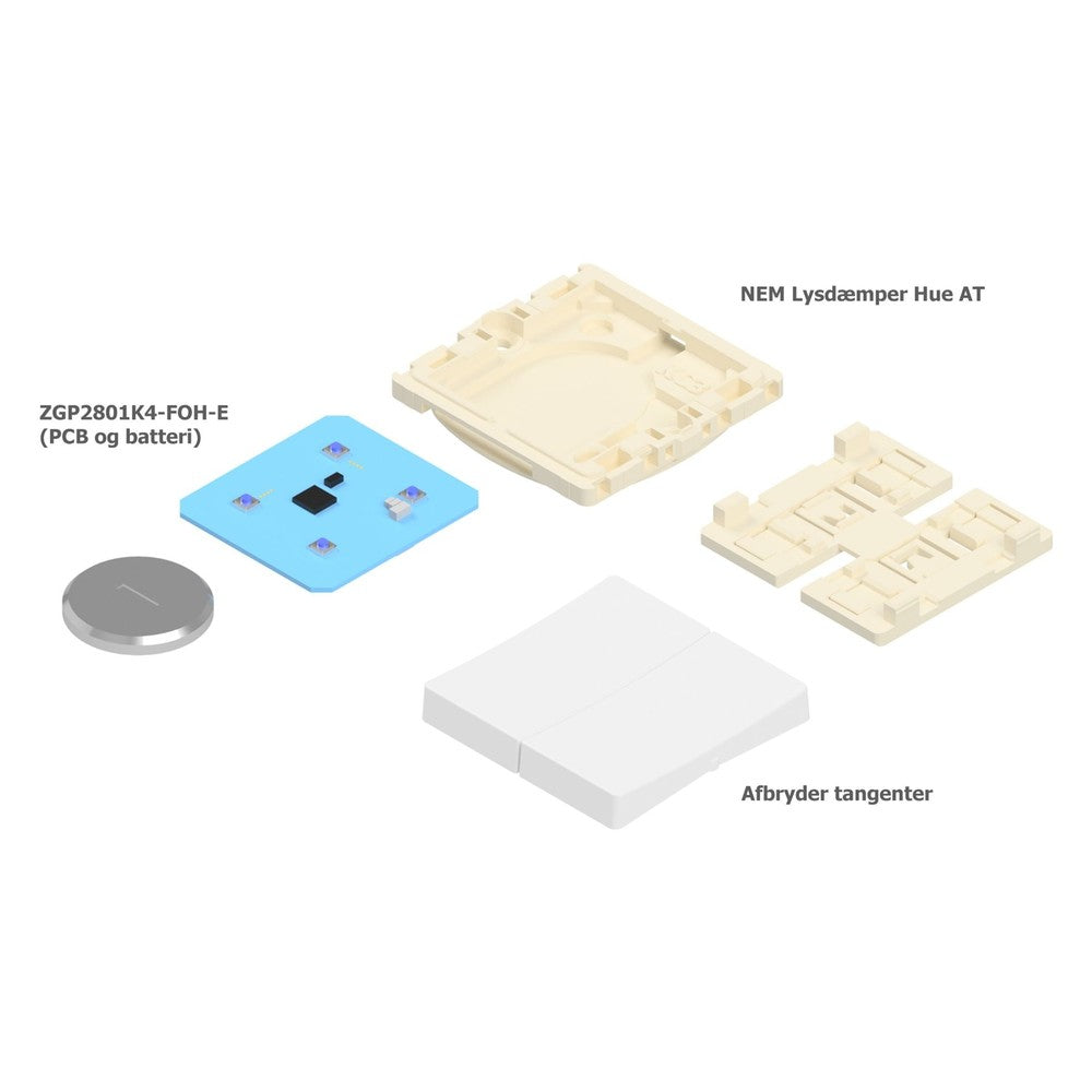 ZigBee Tryk - AT hvid