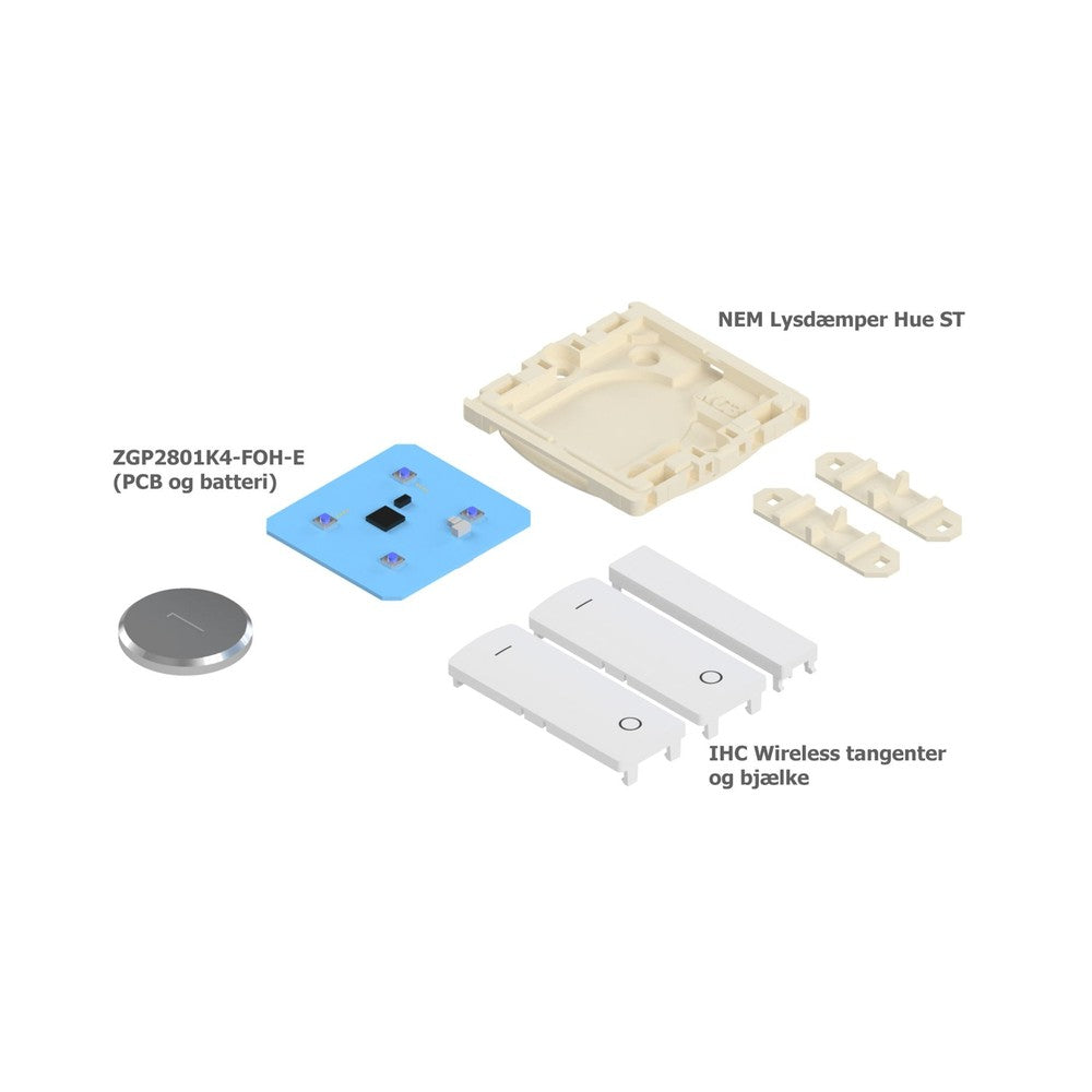 ZigBee Tryk - AT hvid
