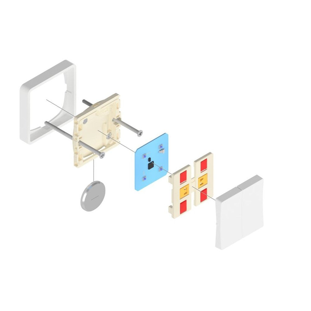 ZigBee Tryk - AT hvid