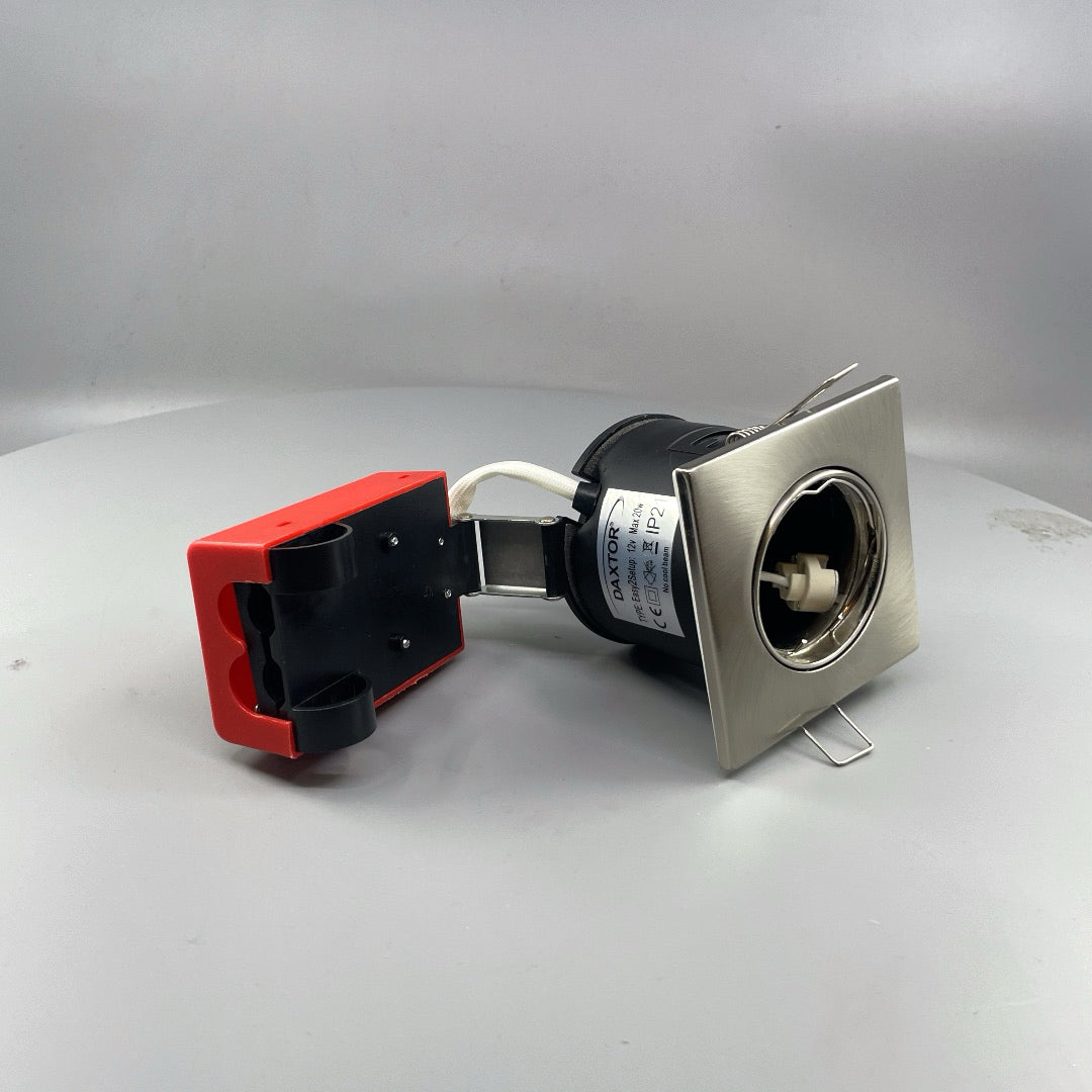 Daxtor Easy 2-Setup MR16 12V firkantet indbygningsspot – maks. 20W (360° frame 22)
