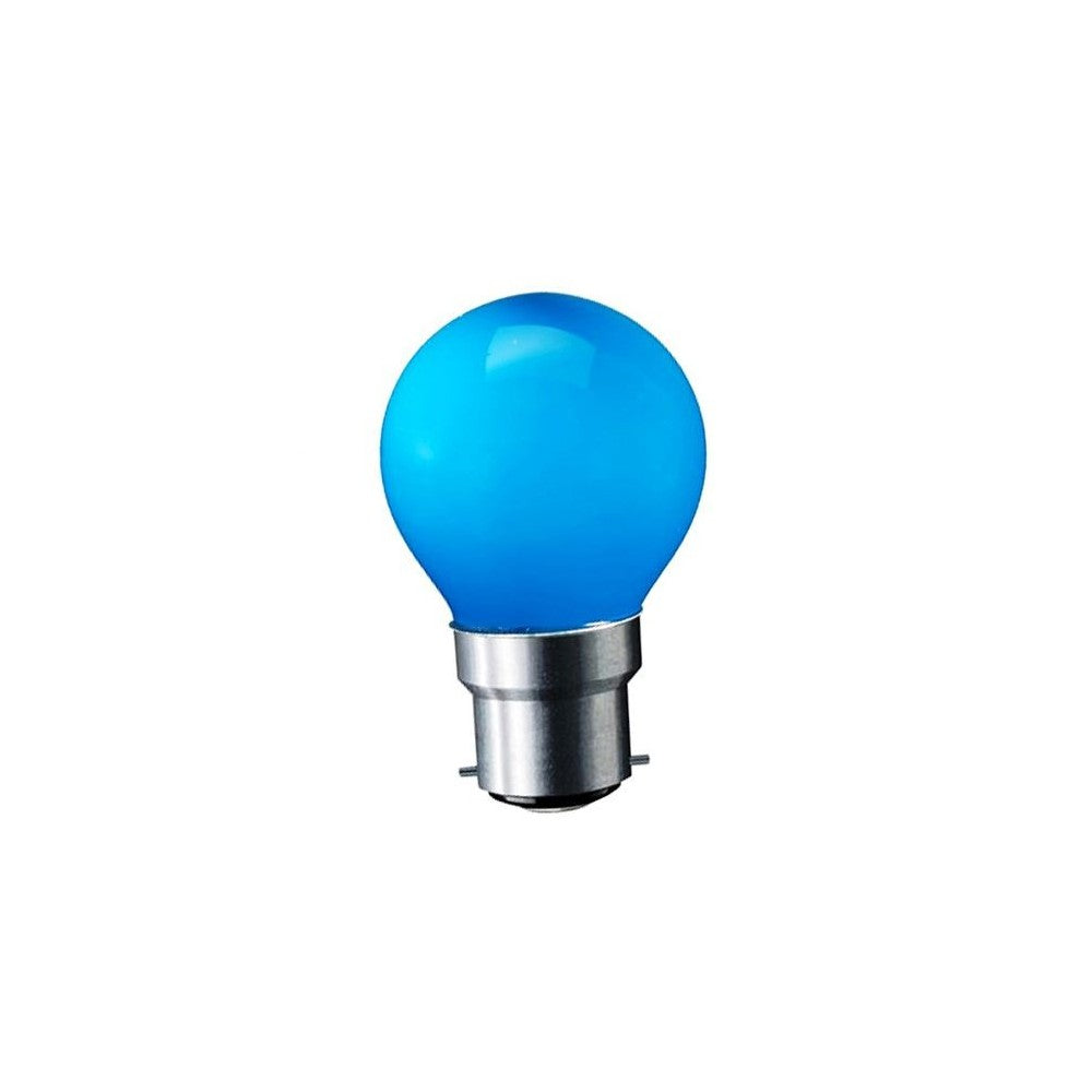 CARNI1.8 LED pære - 1,8W, blå, 230V, B22 - Erstatter 15W, 180lm
