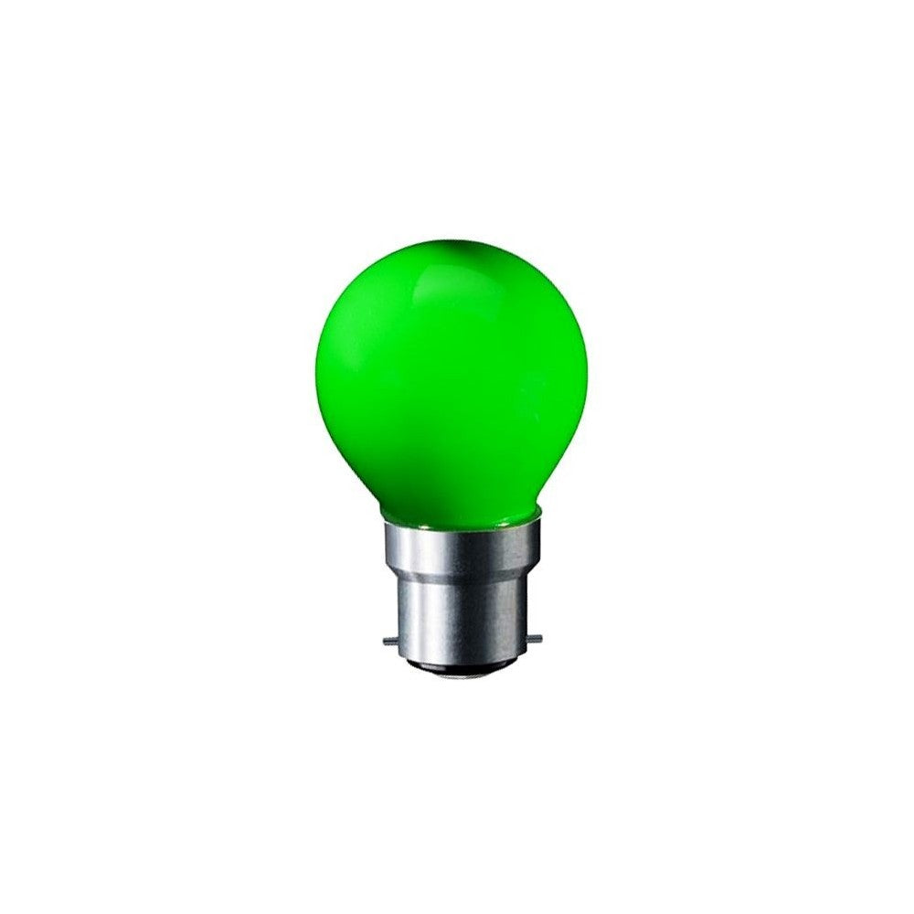 CARNI1.8 LED pære - 1,8W, grøn, 230V, B22 - Erstattelse af 15W pære - 180lm
