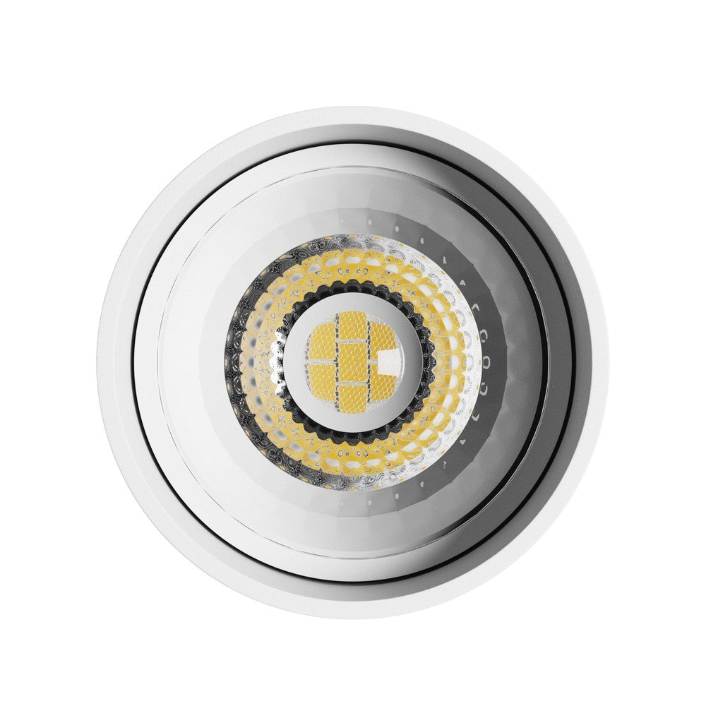 Chloe Variosa GU10 Overflademonteret Loftspot, Hvid, Rundt Design, 230V, IP20