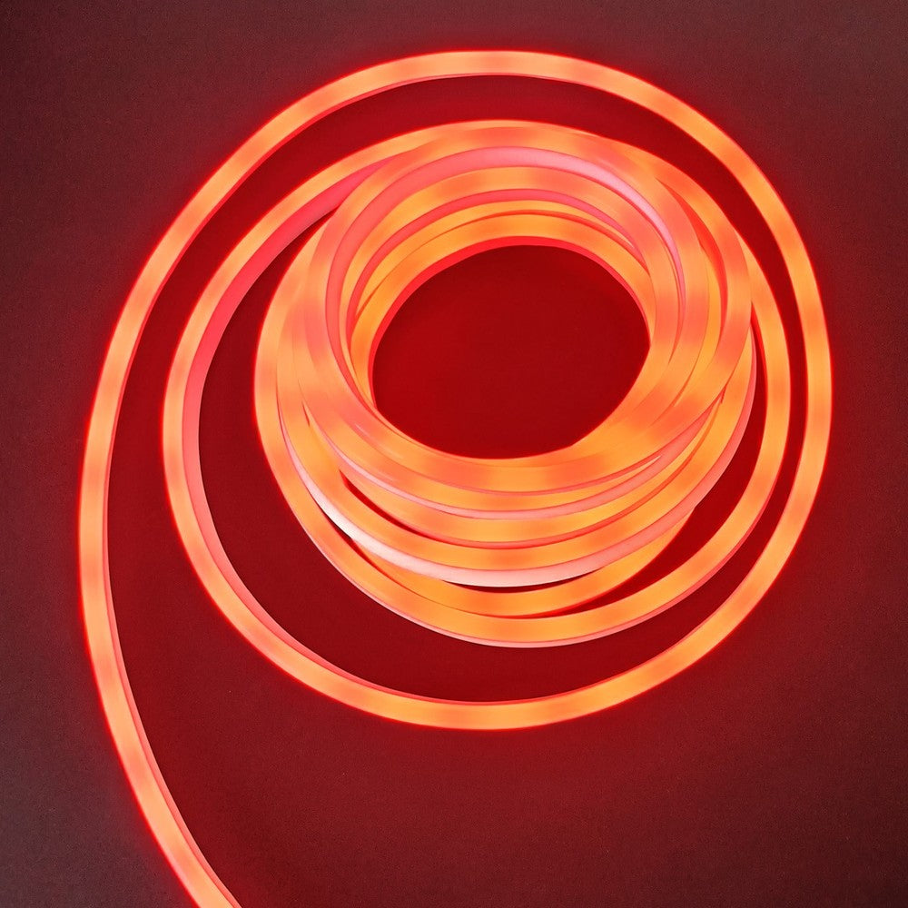 250cm RGBIC Neon Flex komplet sæt med Bluetooth app og fjernbetjening - inkl. montage og USB (3W, 5V)