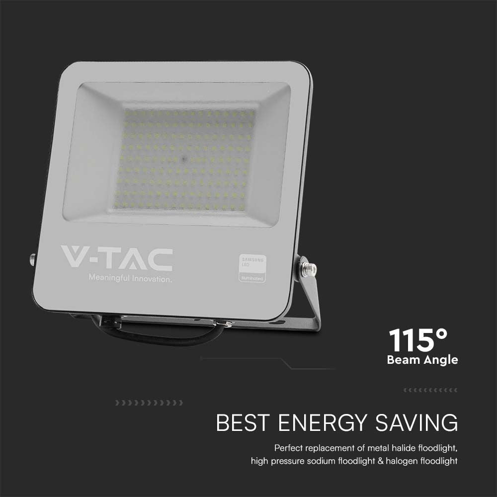 V-Tac 150W LED projektør med Samsung LED chip, IP65, 135lm/W