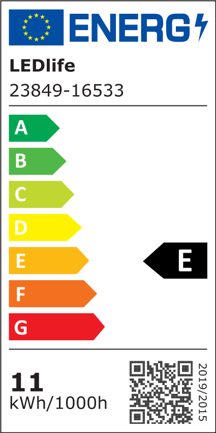 LEDlife arbejdslys 50m LED strip på tromle - 230V, IP67, 180 LED/m, 11W/m, 1100 lm/m