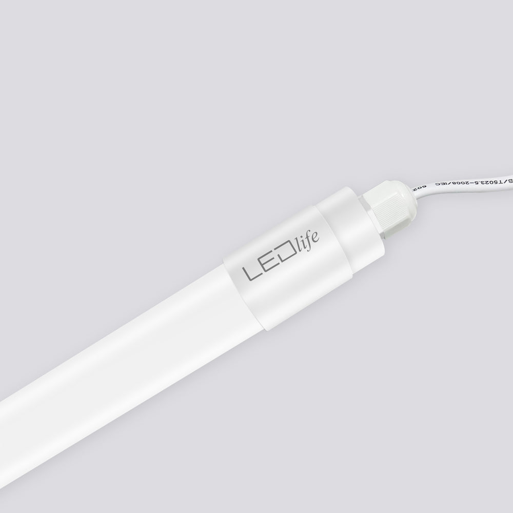 Rød LEDlife Neon Tube LED 120 cm inkl. ledning, justerbar lysstyrke - 18W, 230V, IP67
