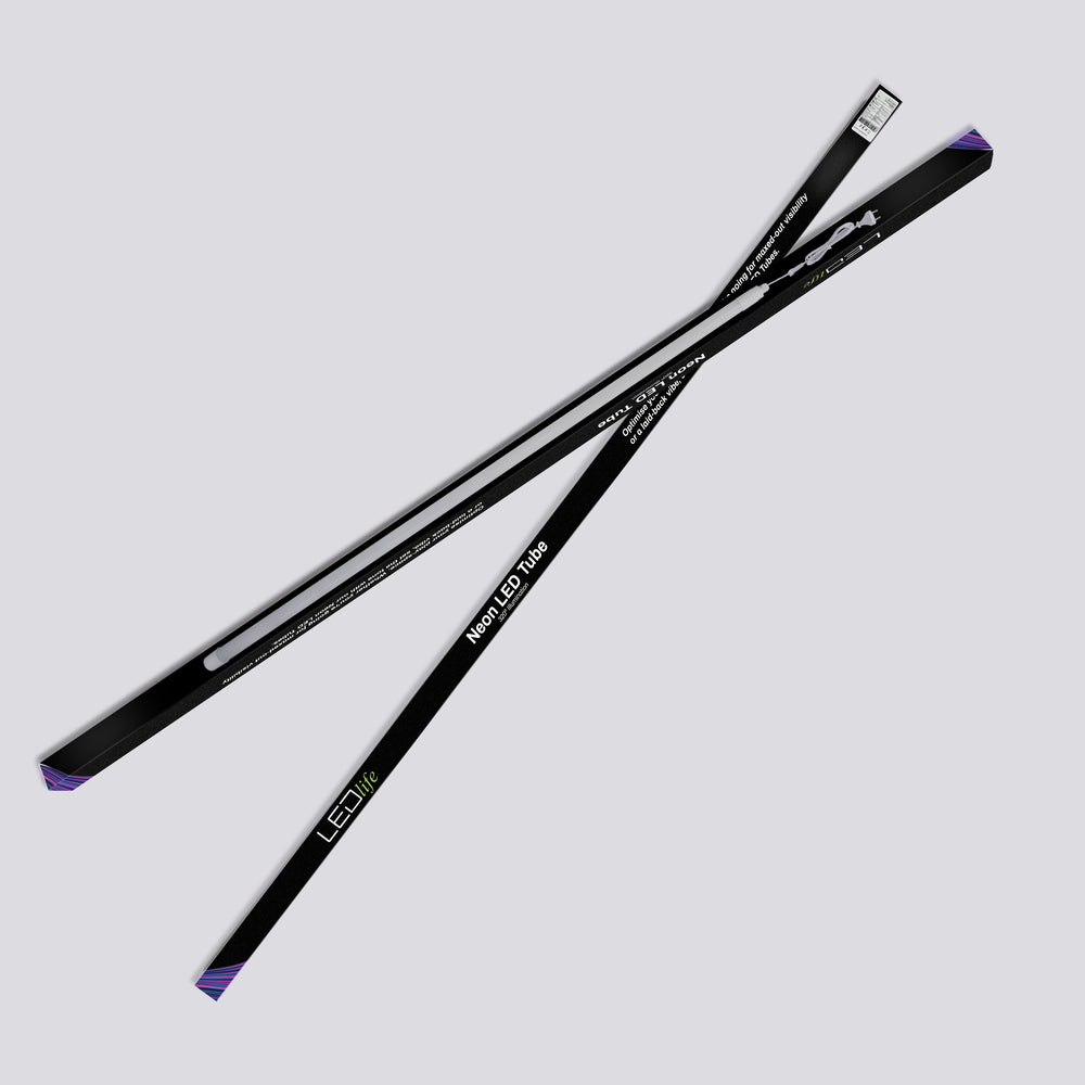 LEDlife Neon Tube LED 120 cm, Grøn - Justerbar lysstyrke, inkl. ledning - Til indendørs og udendørs brug