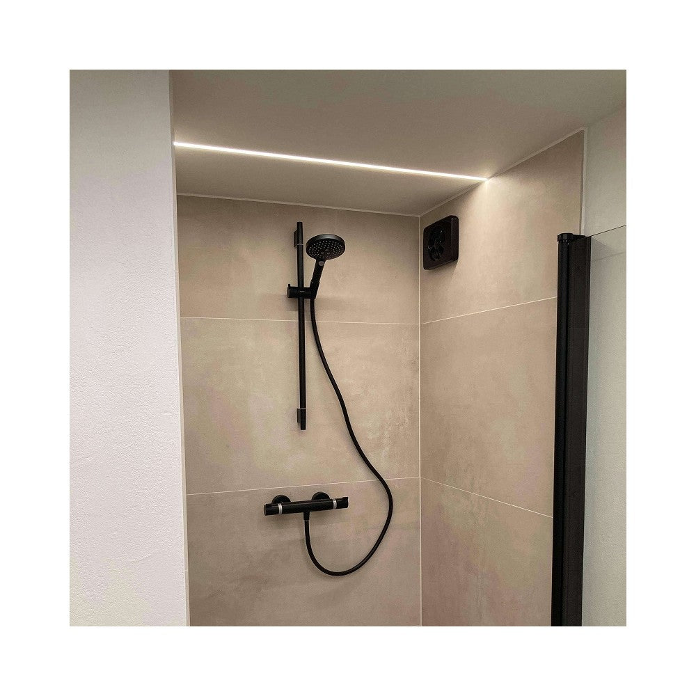 Vandtæt LED strip til badeværelse med 1400lm/m, 24V, 15W/meter, COB LED, RA80, IP68 - 2m ledning