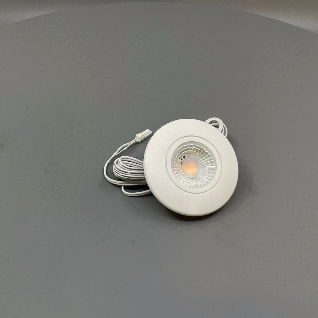 Daxtor Furniture DL 16 LED møbelspot 3W 2700K – mat hvid (360° frame 23)
