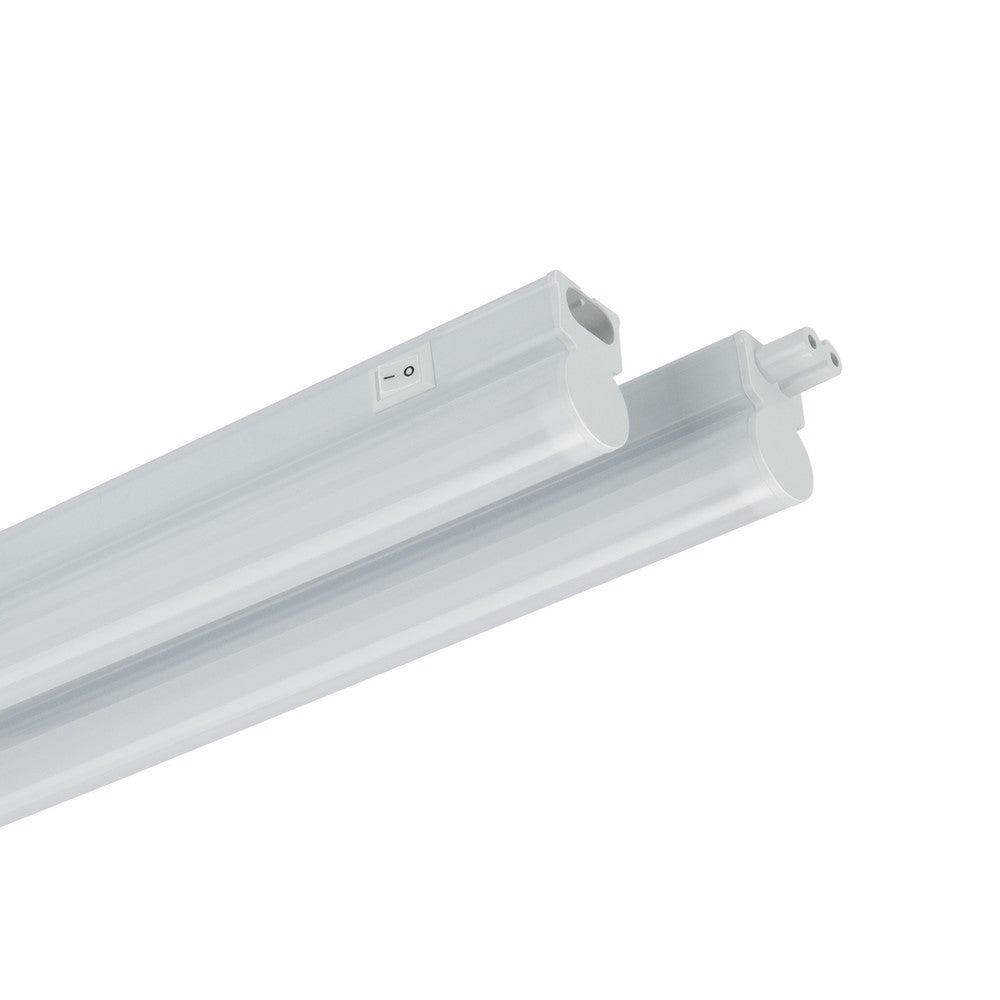 Skabskontakt T5 10W 900mm Varm Hvid 230V IP20 Hvid Til/Fra Effekt 10W Input 230V 1000lm RA80