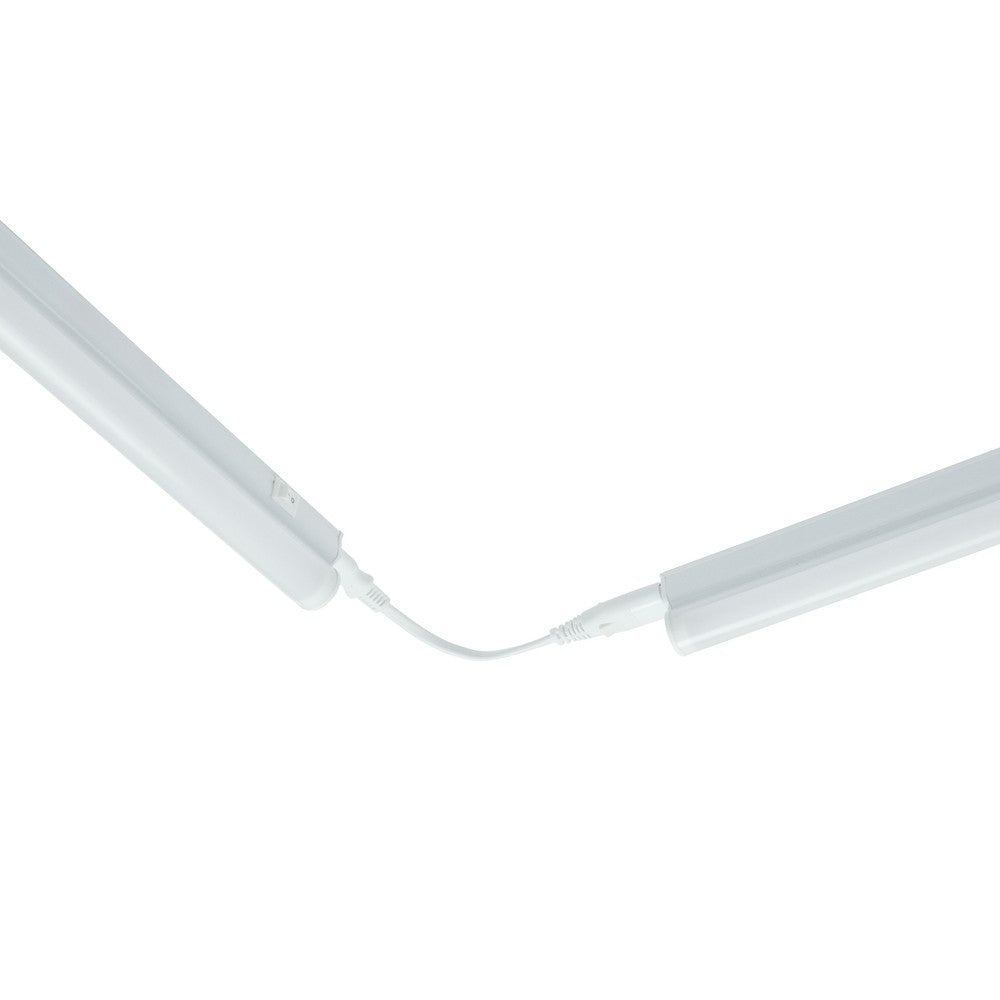 Skabskontakt T5 10W 900mm Varm Hvid 230V IP20 Hvid Til/Fra Effekt 10W Input 230V 1000lm RA80