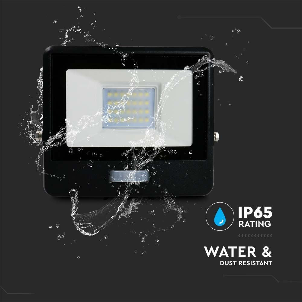 V-Tac 20W LED projektør med sensor - SMD, Samsung LED chip - 5 års garanti