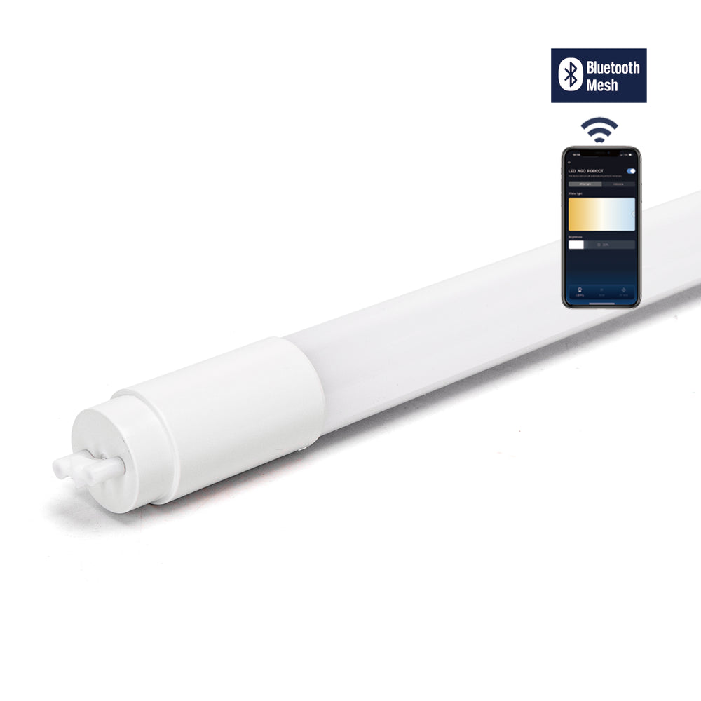 Bluetooth Mesh Smart T8 LED Rør - 18W, CCT, 120 cm