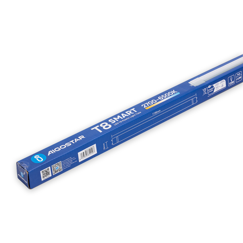 Bluetooth Mesh Smart T8 LED Rør - 18W, CCT, 120 cm