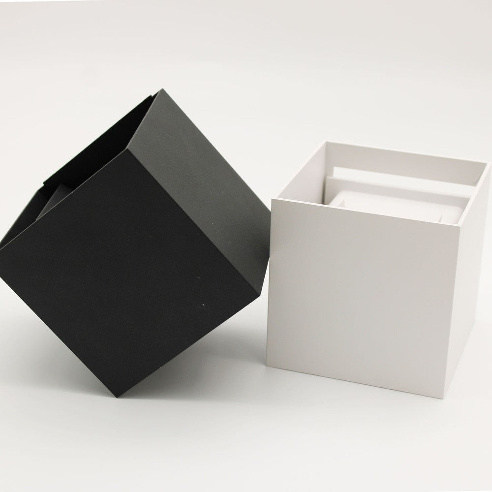 LEDlife CUBIC 6W væglampe - Hvid, firkantet, op/ned, justerbar, inde/ude, IP65, inkl. lyskilde